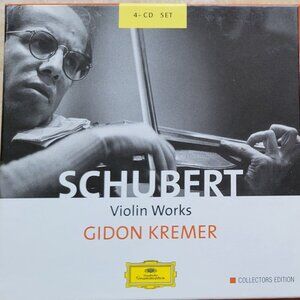 Music CD - Schubert Violin Works, 4-CD Set, Kremer , Collectors Edition, 1995